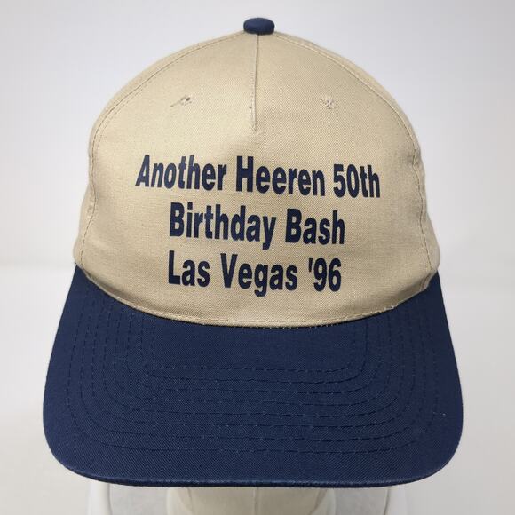 Another Heeren 50th Birthday Bash Las Vegas '96 5 Panel Cap Multi OS LitePro - Picture 2 of 9